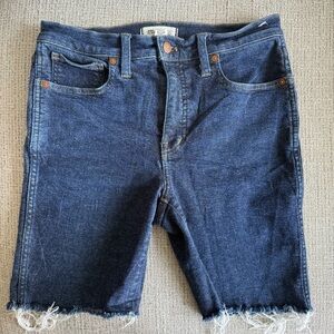 Madewell Mid-Rise Stovepipe Blue‎ Denim Classic Straight Jeans